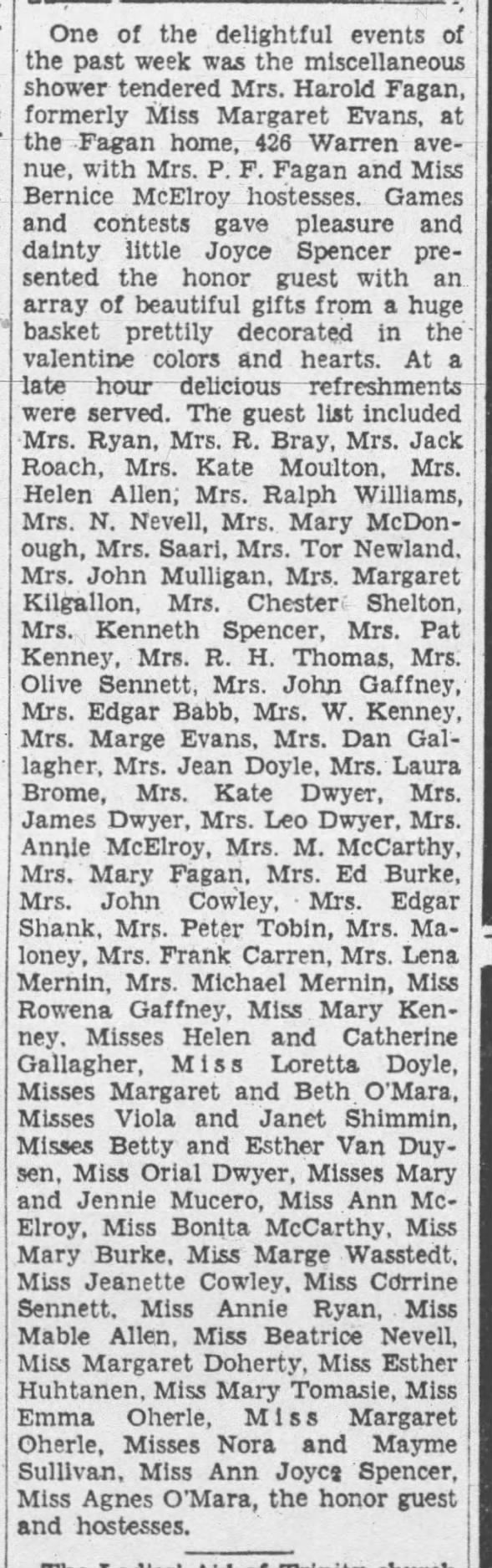 Clipping from The Montana Standard